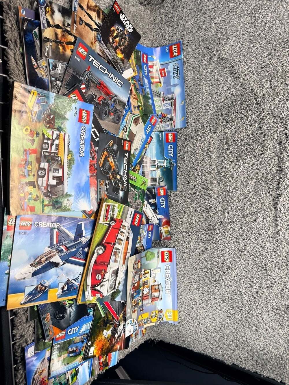 LEGO Instruction Manuals Lot - Star Wars Technic City Creator Expert